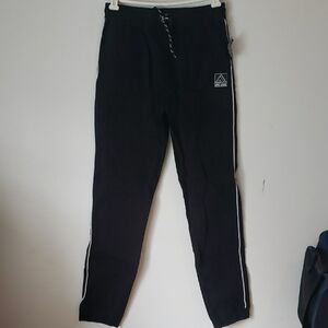 Black Athletic Men's Pants For Kids 14-16 Years Old